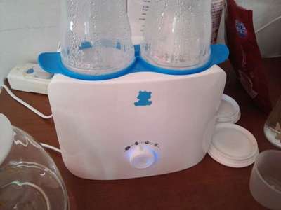 小白熊HL-0859双奶瓶恒温暖奶器 便捷功能与能耗测评